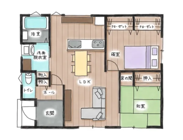 20坪平屋タイプ